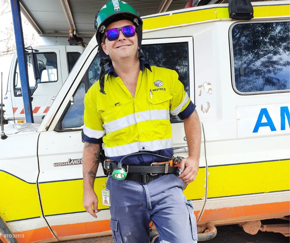 APC Diploma graduate and Trainer and Assessor, Nathan Seidel working as a Paramedic Emergency Medical Officer. 