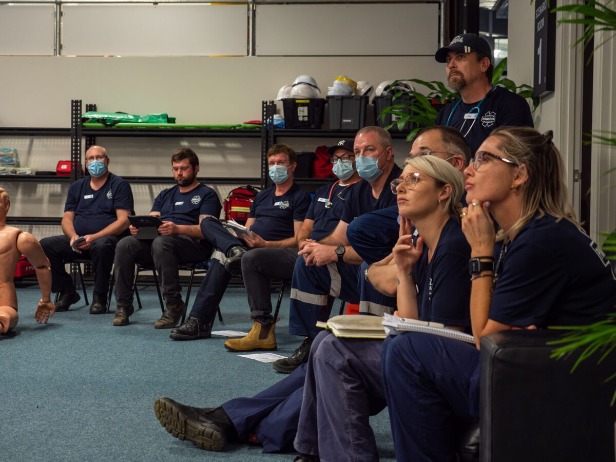 An image of students listening at a Clinical Workshop