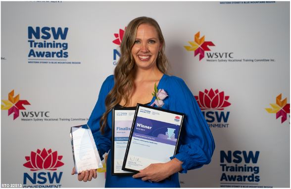 Sarah - NSW Training Awards.