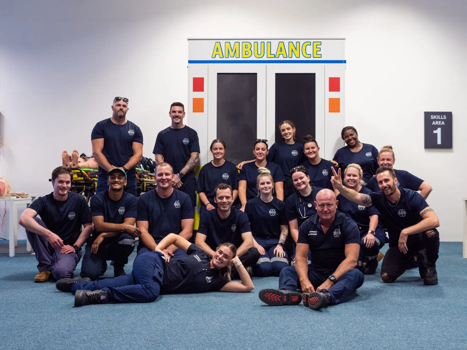 QLD APC students compelting CLinical Workshop 1.